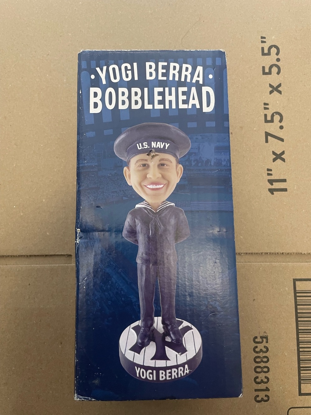 Yogi Berra New York Yankees US Navy Bobblehead 6/6/25 SGA WWII D-Day Centennial